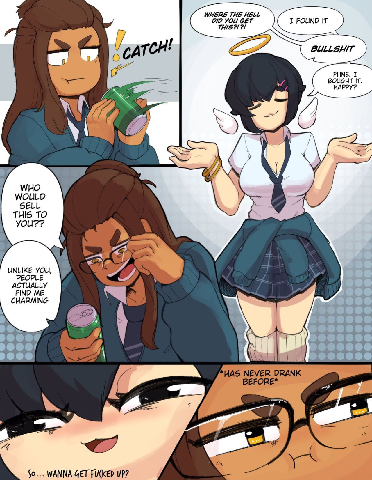[NudieDoodles] High School Days