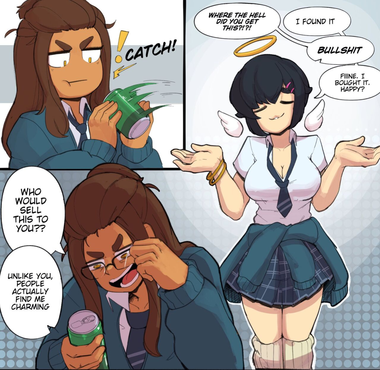 [NudieDoodles] High School Days