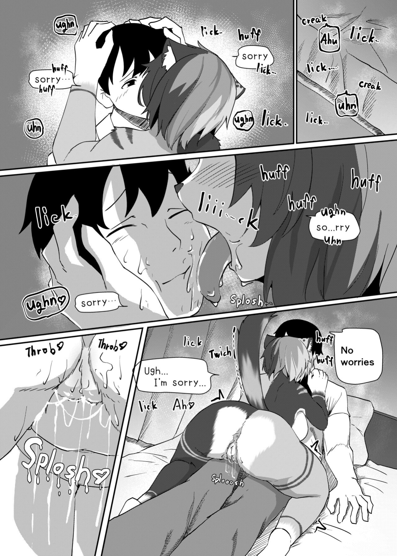 [Saikutsu Kichi (Kagarimachi Konatsu)] Mesukemo Mikeneko-chan no Jubujubu Hatsujou Manko de Oni Iki Dorodoro Ecchi | Calico cat rut pussy is so soft and moist with liquid, She has reached the top many times and have soft and watery sex with it