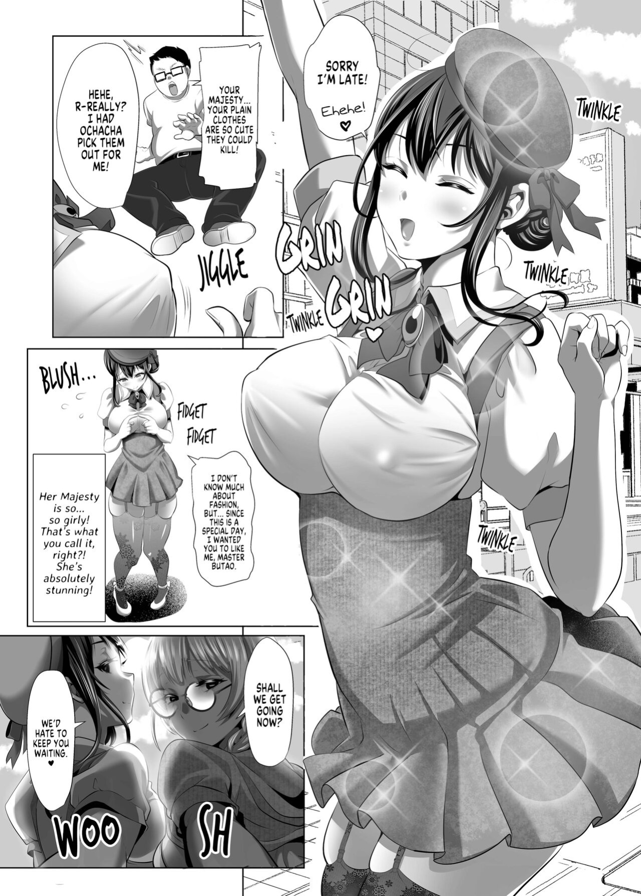 [Studio Diamond (Nemui Neru)] Herikudarasetekudasai, Butao-sama | Would You Allow Us to Degrade Ourselves for You, Master Butao [FuDeORS]