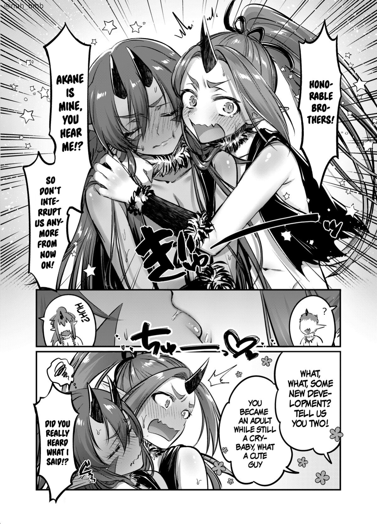 [NUH (Morino Bambi)] Aoi Oni Kun To Akai Oni Kun | Blue Oni-kun and Red Oni-kun