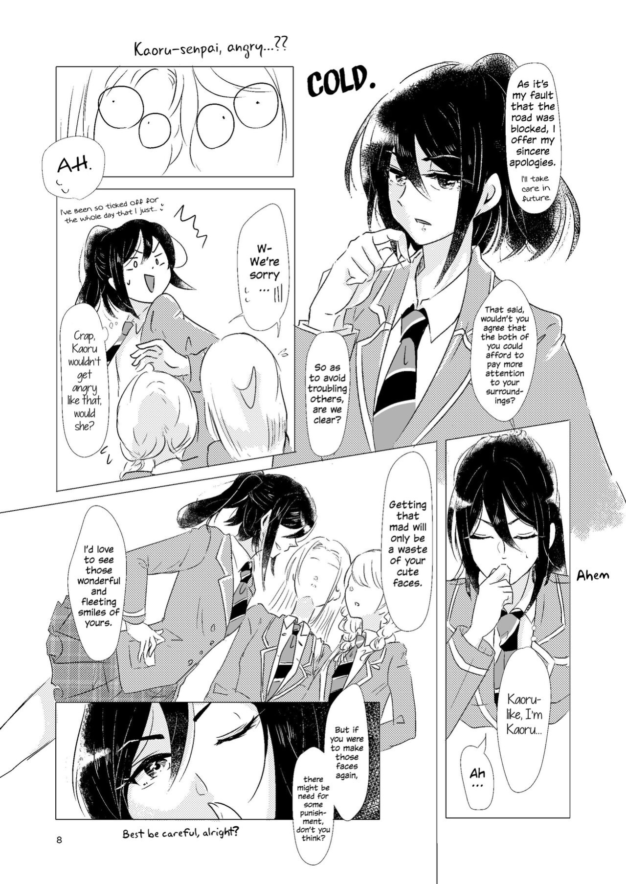 (BanG Dreamer's Party! 4th STAGE) [Minudorikan (Minu)] Watashi ga Chisato de Watashi ga Kaoru de. | I'm Chisato. And I'm Kaoru. (BanG Dream!) {WSDHANS}