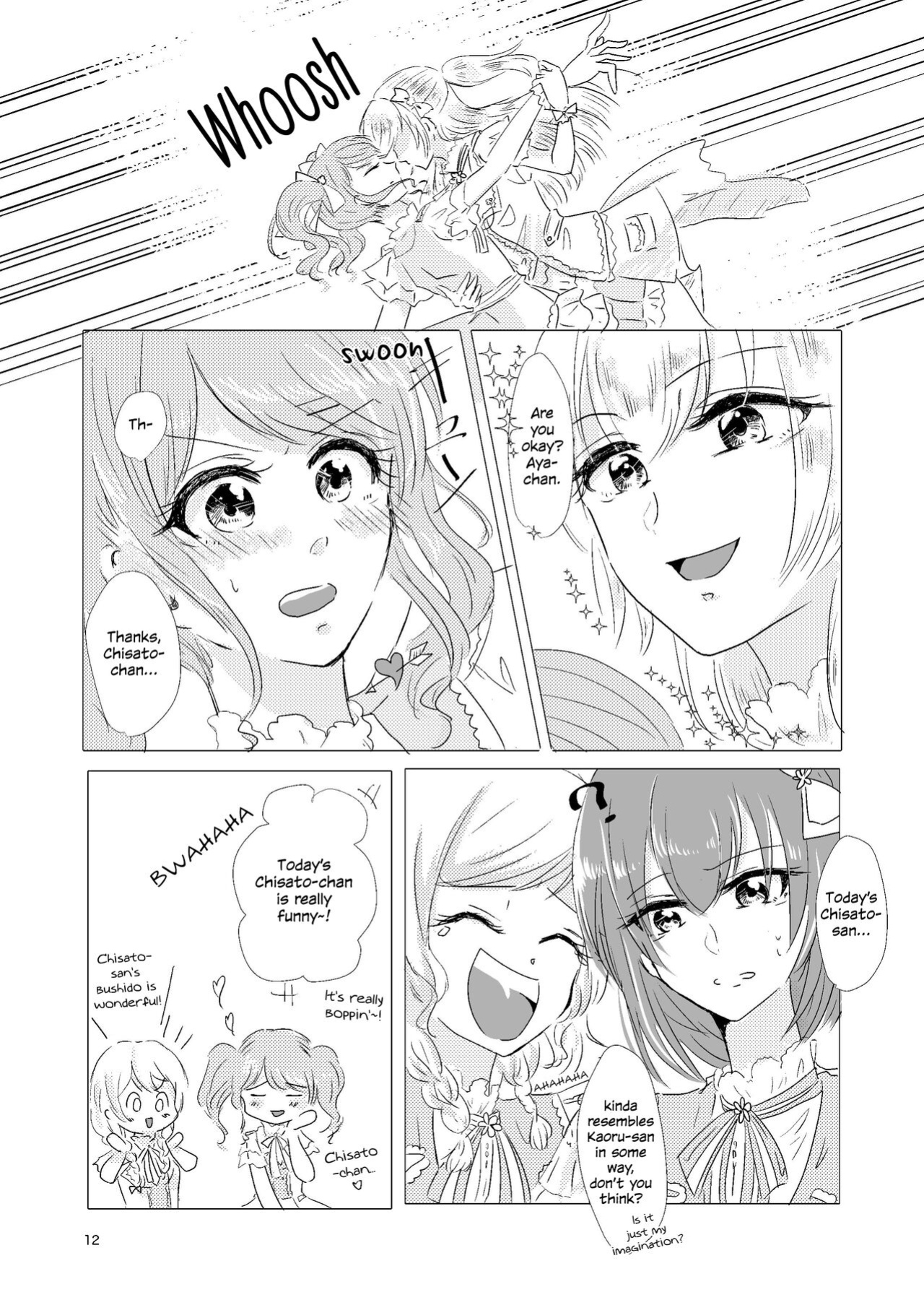 (BanG Dreamer's Party! 4th STAGE) [Minudorikan (Minu)] Watashi ga Chisato de Watashi ga Kaoru de. | I'm Chisato. And I'm Kaoru. (BanG Dream!) {WSDHANS}
