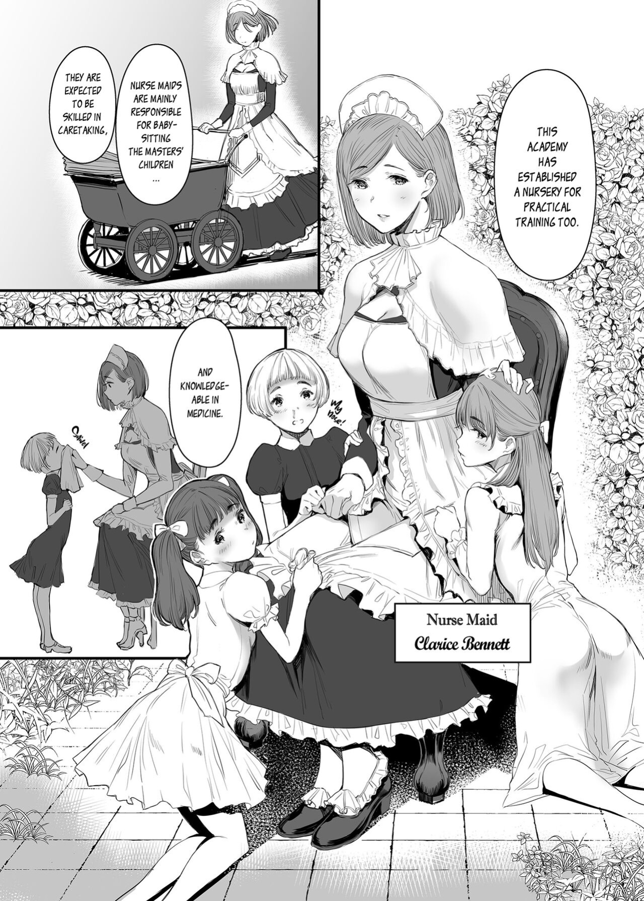 (C96) [Kuragamo (Tukinowagamo)] SWAN MAID ACADEMY [DevilDongTL]