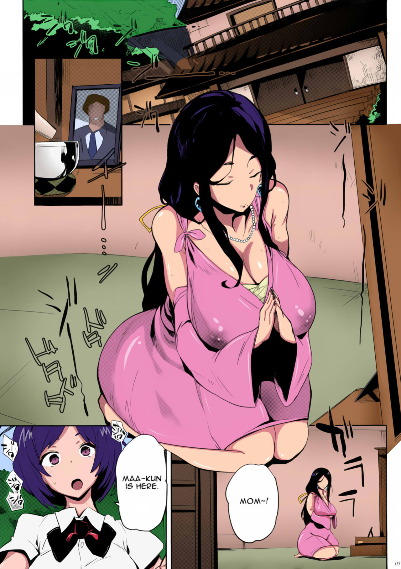 (C96) [Puppukupu (Kawaisaw)] Taima no Haha | Demon Slayer Mother [Darg777] [Colorized]