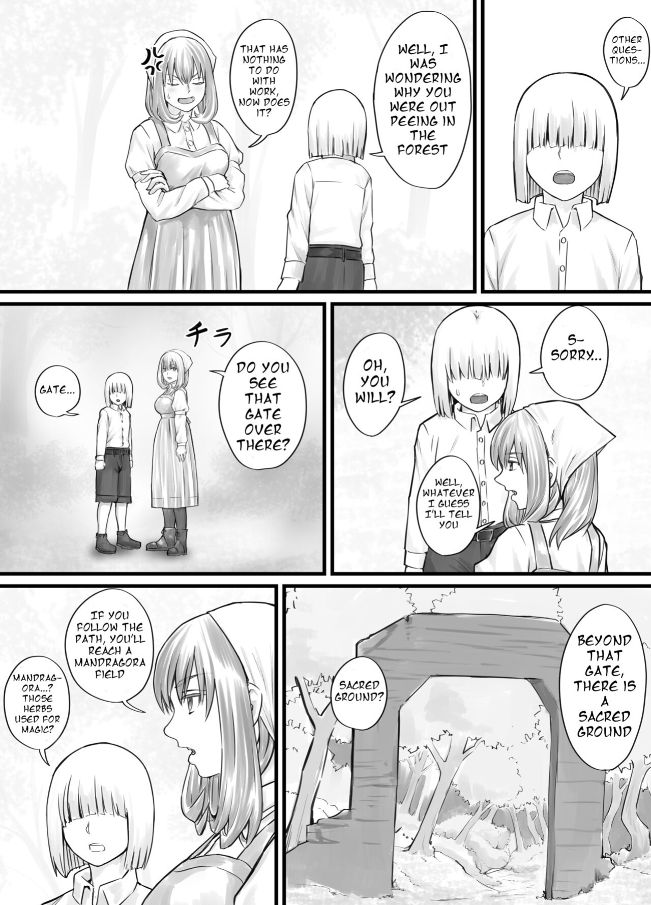 [DODOMESU3SEI] お姉さんにおしっこを見せてもらえる漫画 ch.1-6 (English Version）(Pixiv Fanbox)