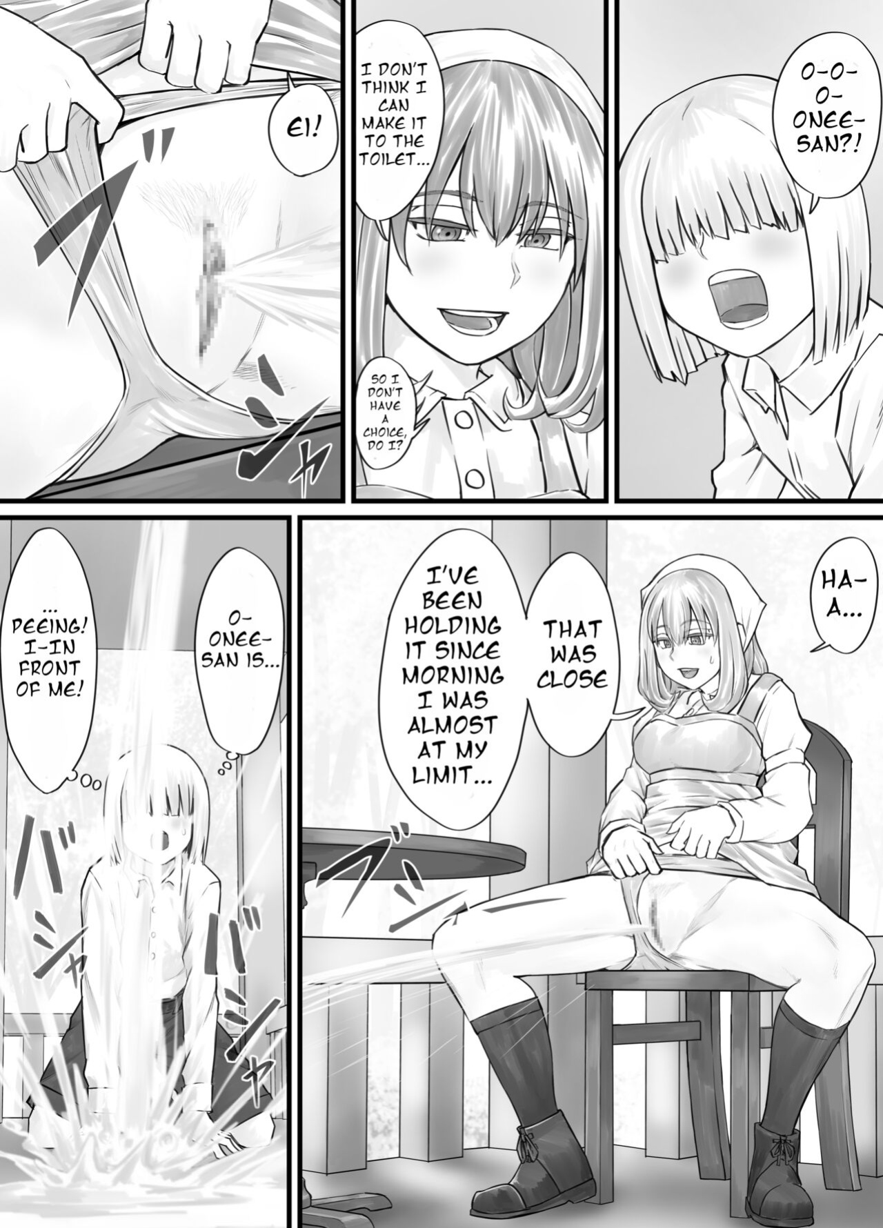 [DODOMESU3SEI] お姉さんにおしっこを見せてもらえる漫画 ch.1-6 (English Version）(Pixiv Fanbox)