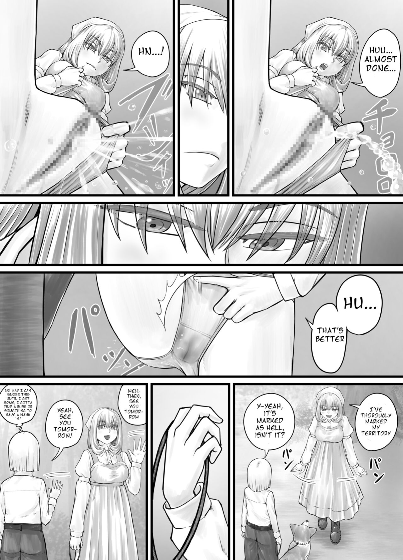 [DODOMESU3SEI] お姉さんにおしっこを見せてもらえる漫画 ch.1-6 (English Version）(Pixiv Fanbox)