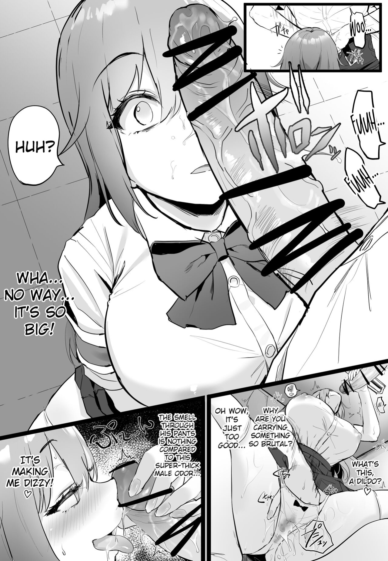 [oekakizuki] Chin Kusa Otoko vs Kusai Fetish Sakurai-senpai no Atsuki Seishun Monogatari | Smelly-dick boy vs smell-fetish Sakurai-senpai