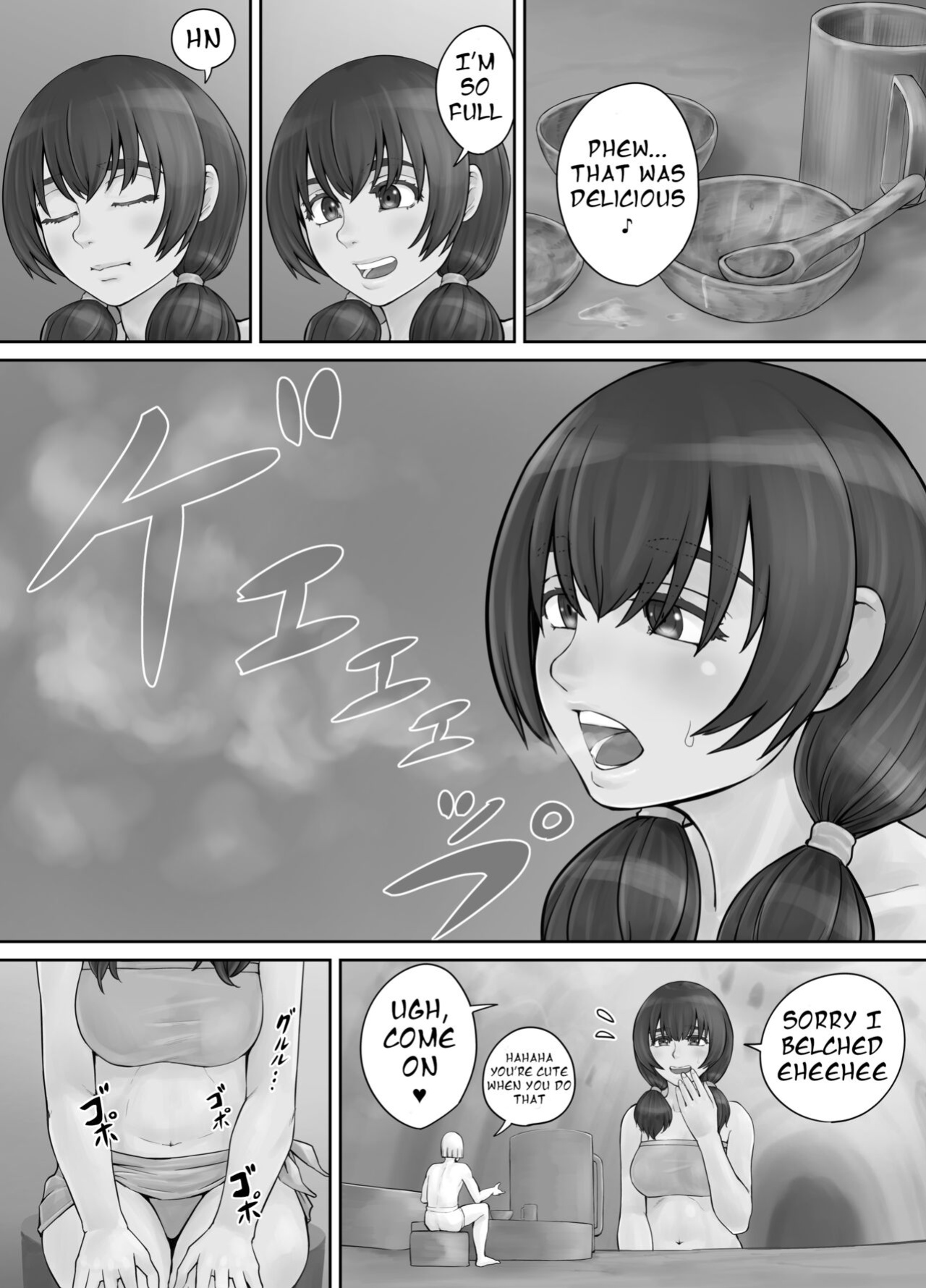 [DODOMESU3SEI] 巨人娘ちゃん漫画 Ch.1-4（English Version）(Pixiv Fanbox)