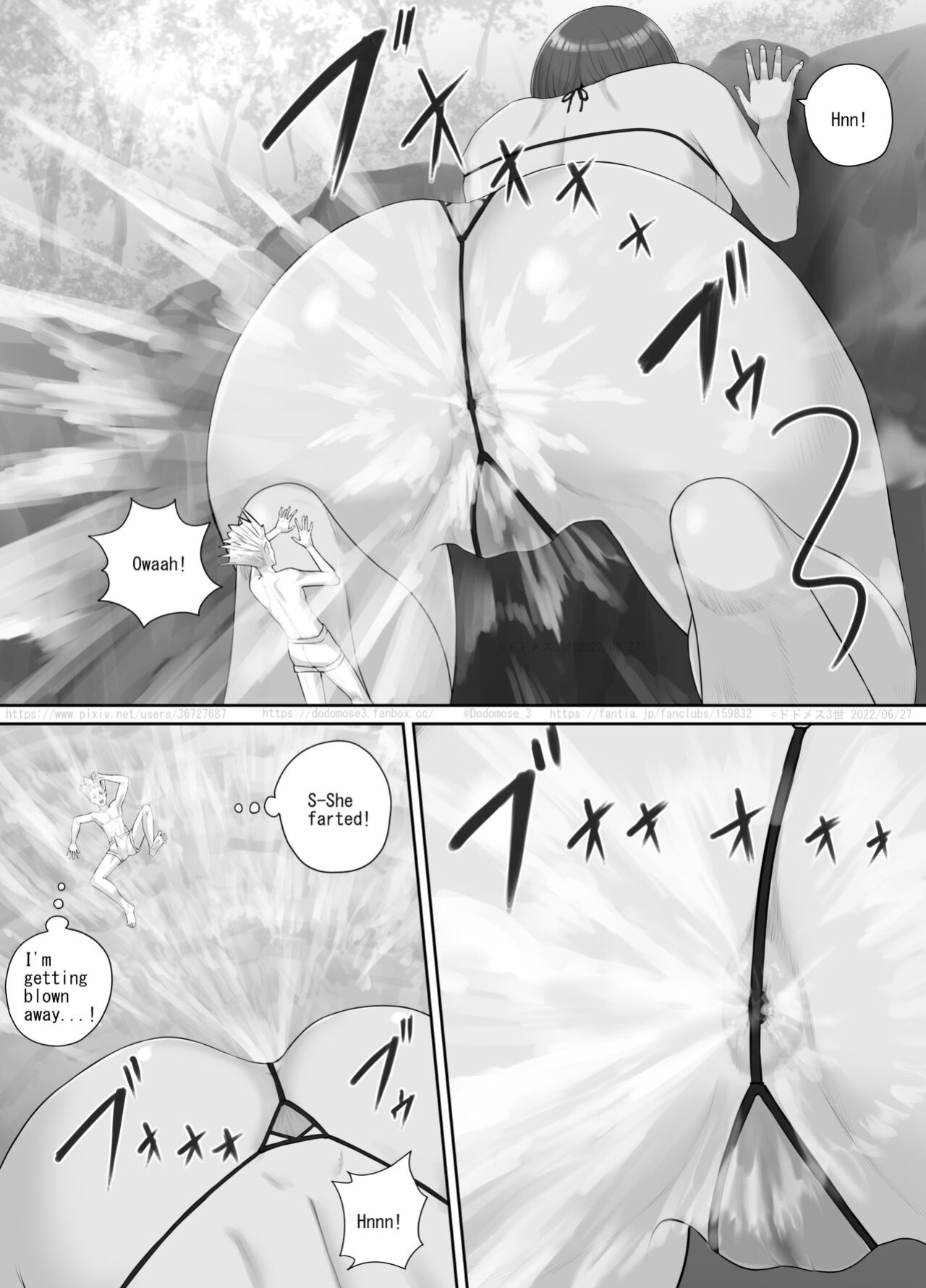 [DODOMESU3SEI] 巨人娘ちゃん漫画 Ch.1-4（English Version）(Pixiv Fanbox)