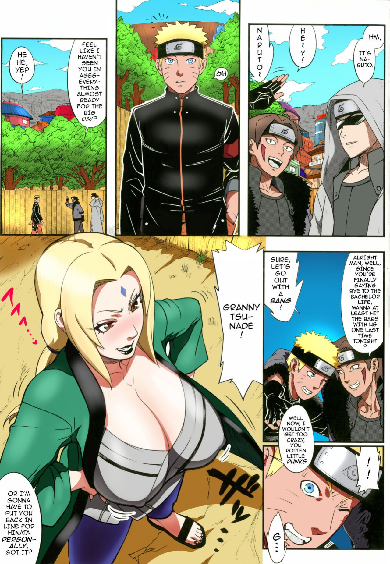 [Aroma Gaeru (Numahana)] Jukumitsuki Intouden 2 | Debauchery of a Mature Honeypot Princess Ch 2 (Naruto) {darknight} [Colorized]