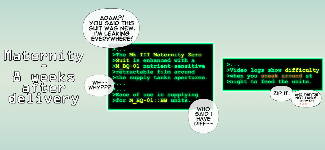 [CoffeeSlice] Samus Pregnancy Log (Metroid) (complete)