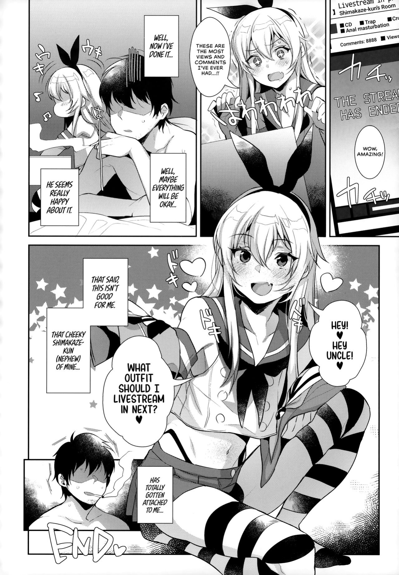 (C93) [Inariya (Inari)] Haishin! Shimakaze-kun no Heya Soushuuhen | Live! From Shimakaze-kun's Room Compilation (Kantai Collection -KanColle-) [head empty, mysterymeat3, Brolen]