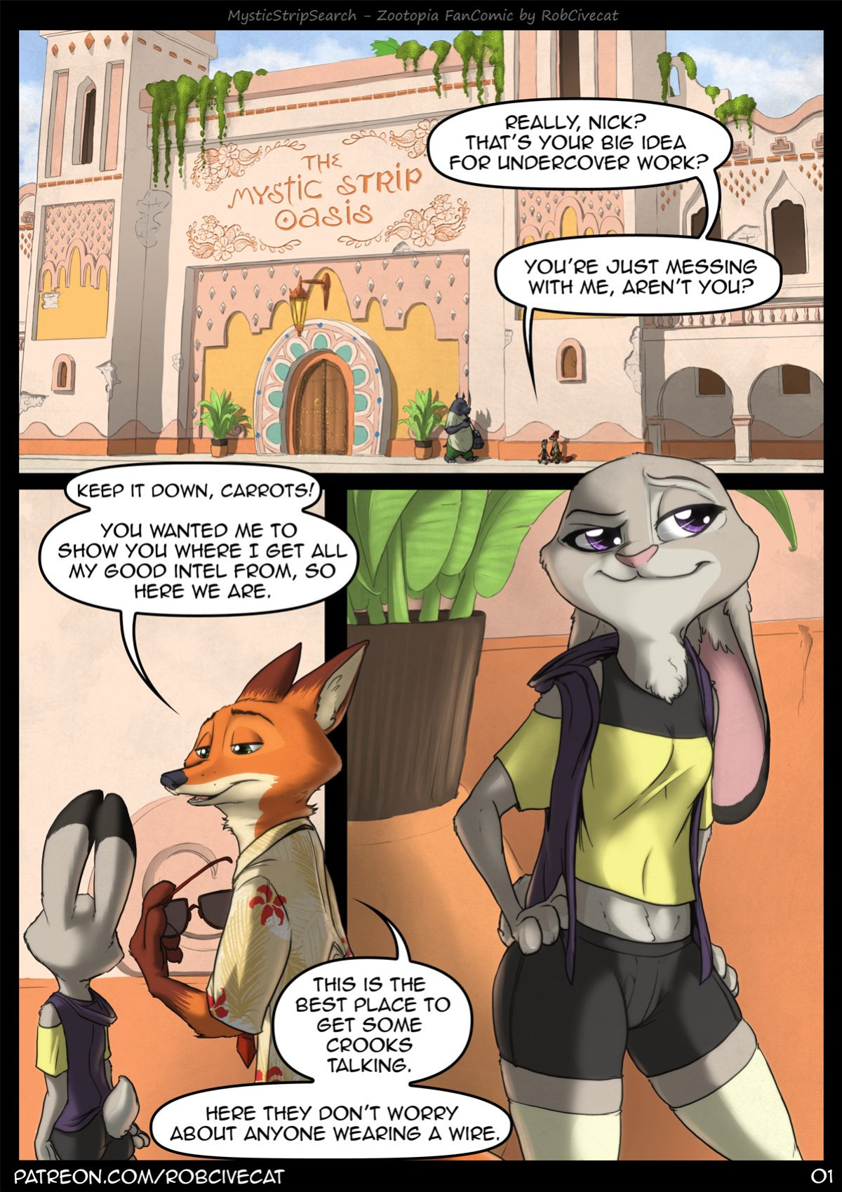 [RobCivecat] Mystic Strip Search (Zootopia)