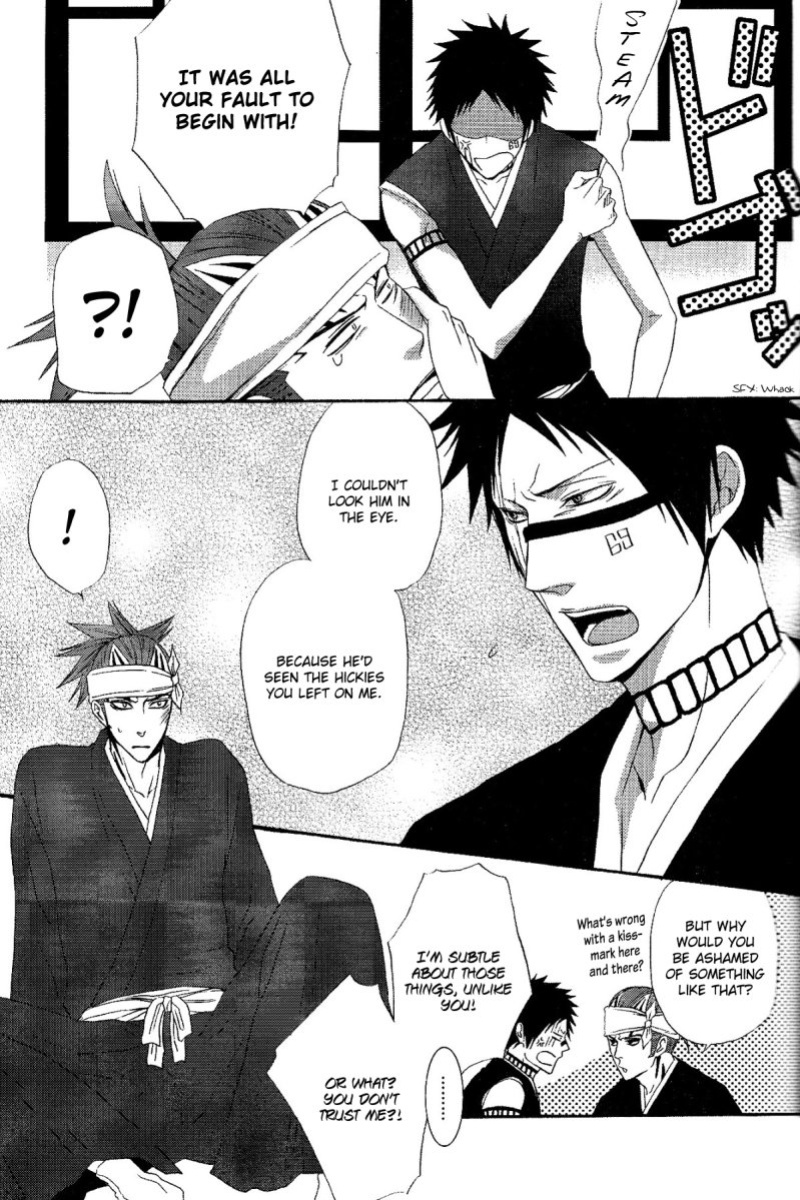 [9sense, Oboreta Slyme (Kuroki Azuma, Sakino Yuuya)] Negative Creep (Bleach) {Arigatomina}