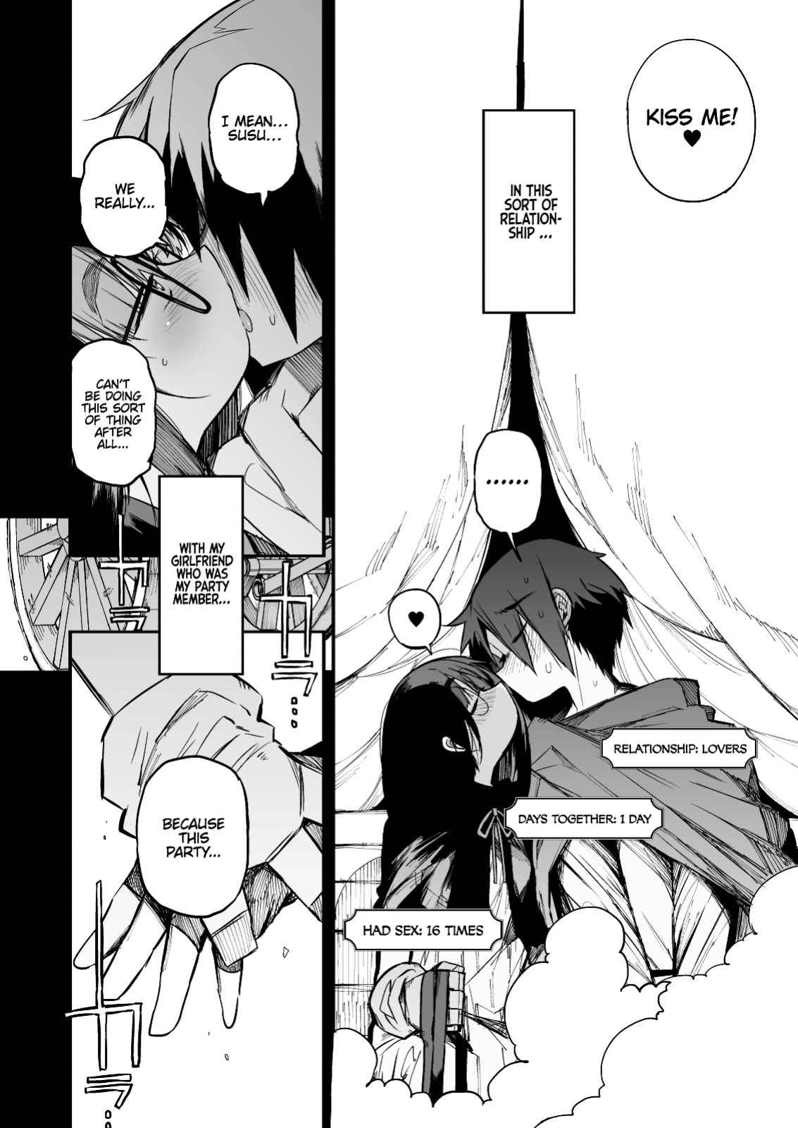 [Naitou2 (F4U)] Renai Kinshi no Yuusha Party ni Mukanai Jimiko no S-kyuu Dosukebe Status | The S-Rank Pervert Status of the Unfit Homely Girl in the Hero Party With a Ban on Love {akanameTL}