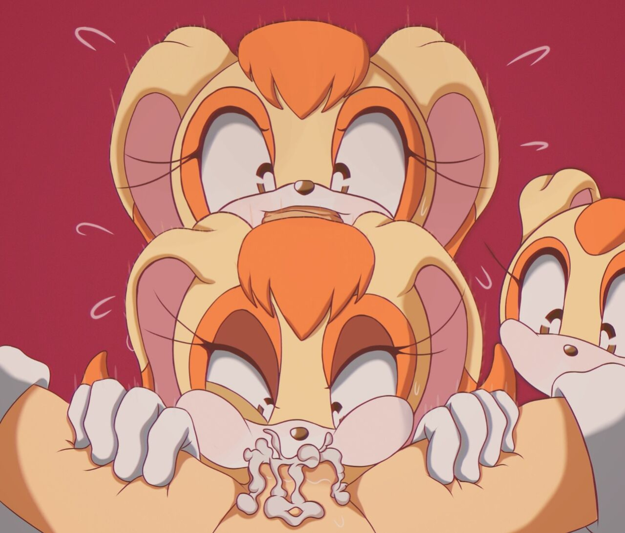 [AnoNingen] Rabbit Threesome (Sonic The Hedgehog)