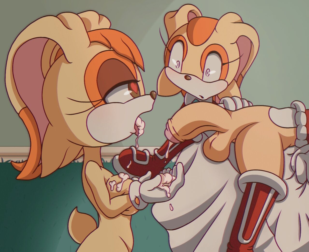 [AnoNingen] Rabbit Threesome (Sonic The Hedgehog)