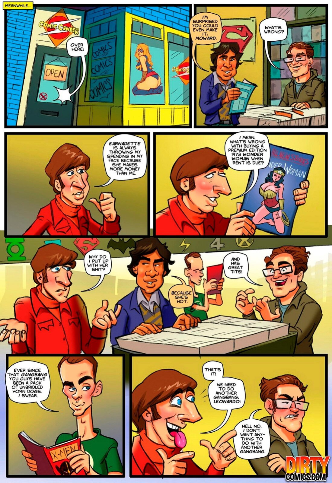 DirtyComics - The big gang bang theory 2