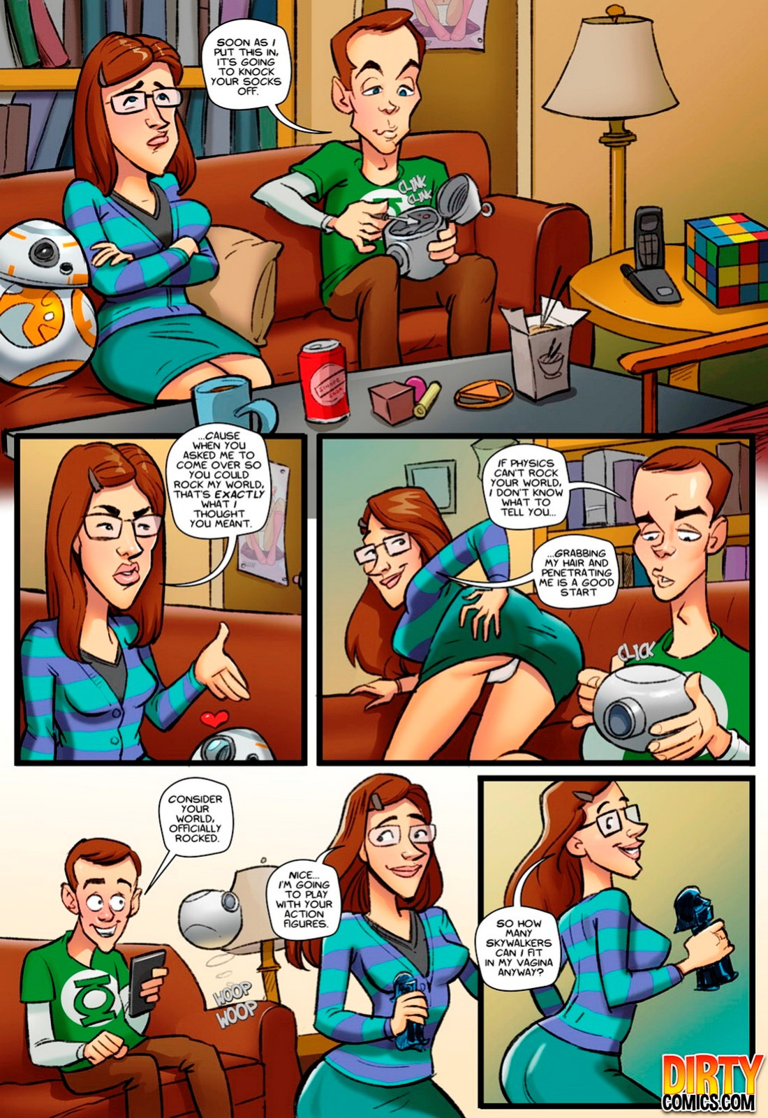 DirtyComics - The big gang bang theory 2