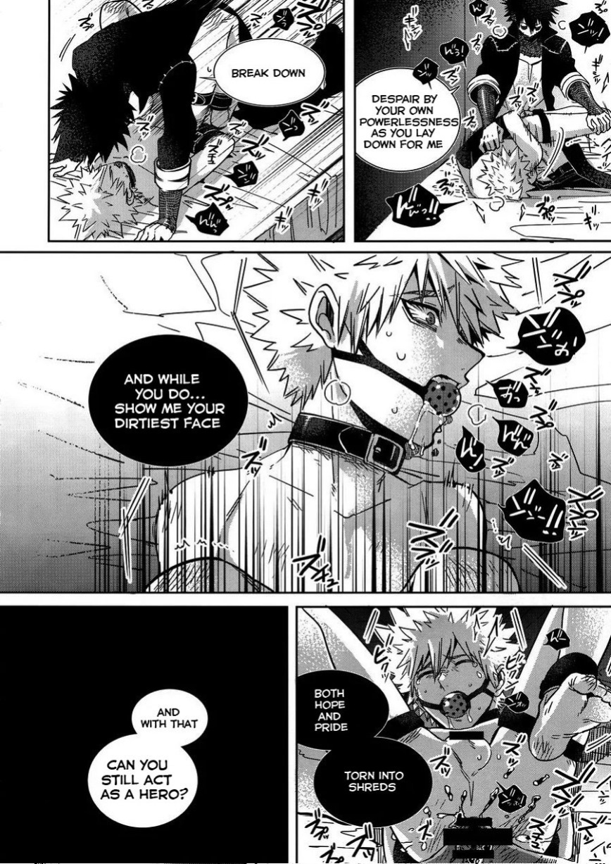 (Hanjuku Hero Life 4) [APOLLO (JIRO)] BAD END (Boku no Hero Academia)