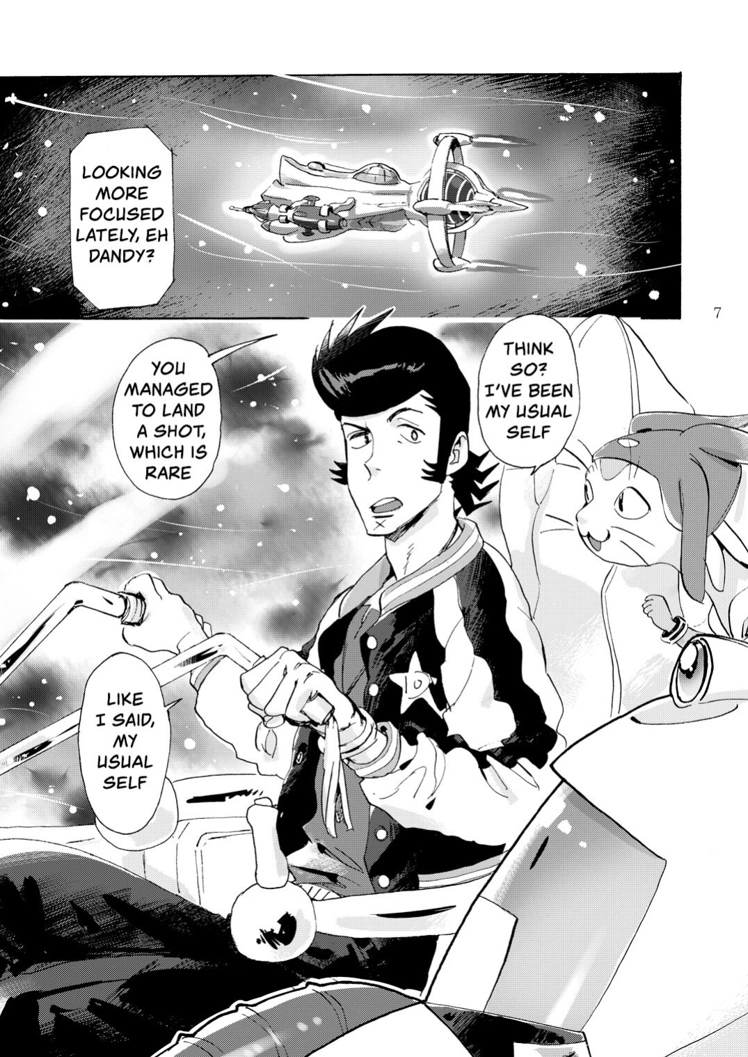 (Mizubuchi Maki) Satellite Serenade -Another dimension- (Space☆Dandy) [GangWeedTranslations]