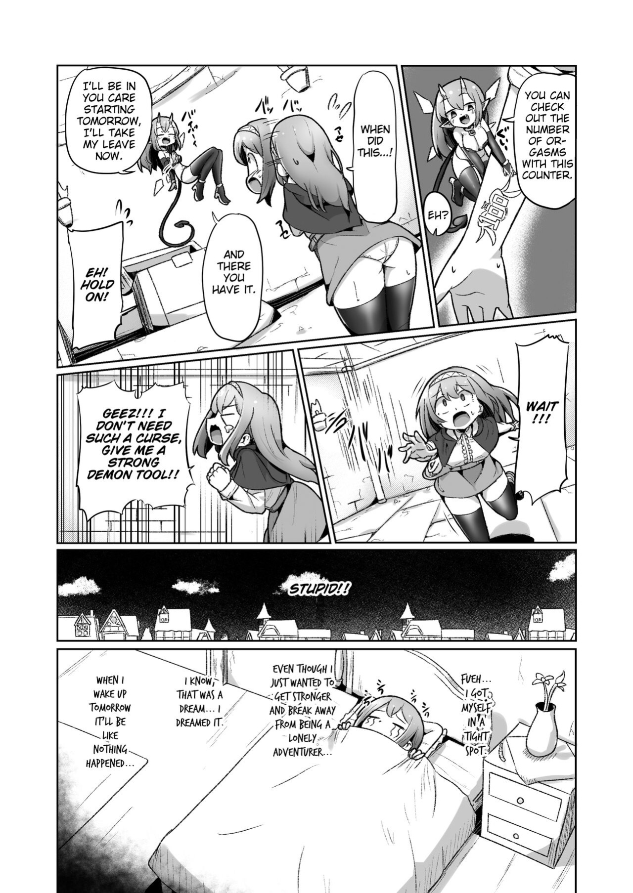 [Echie Kokufuku Aka (Monota)] 1-sshuukan no Aida 100-kai Zecchou shitara Kore kara Tsuku BaSta ga Isshou Kaijo dekinaku naru Noroi no Ohanashi [MrBubbles]