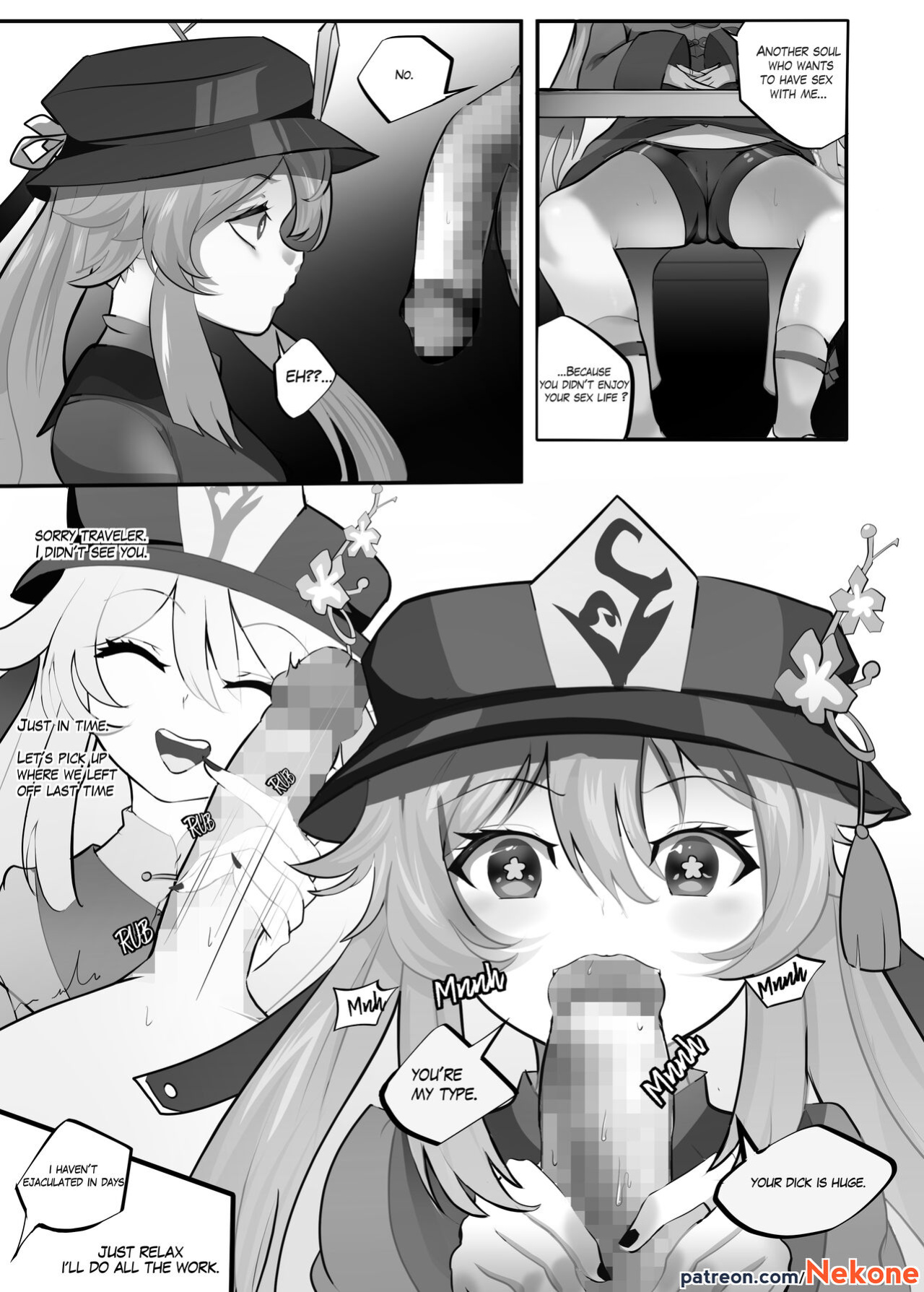 [Nekone] Hu Tao's Day Off (Genshin Impact)