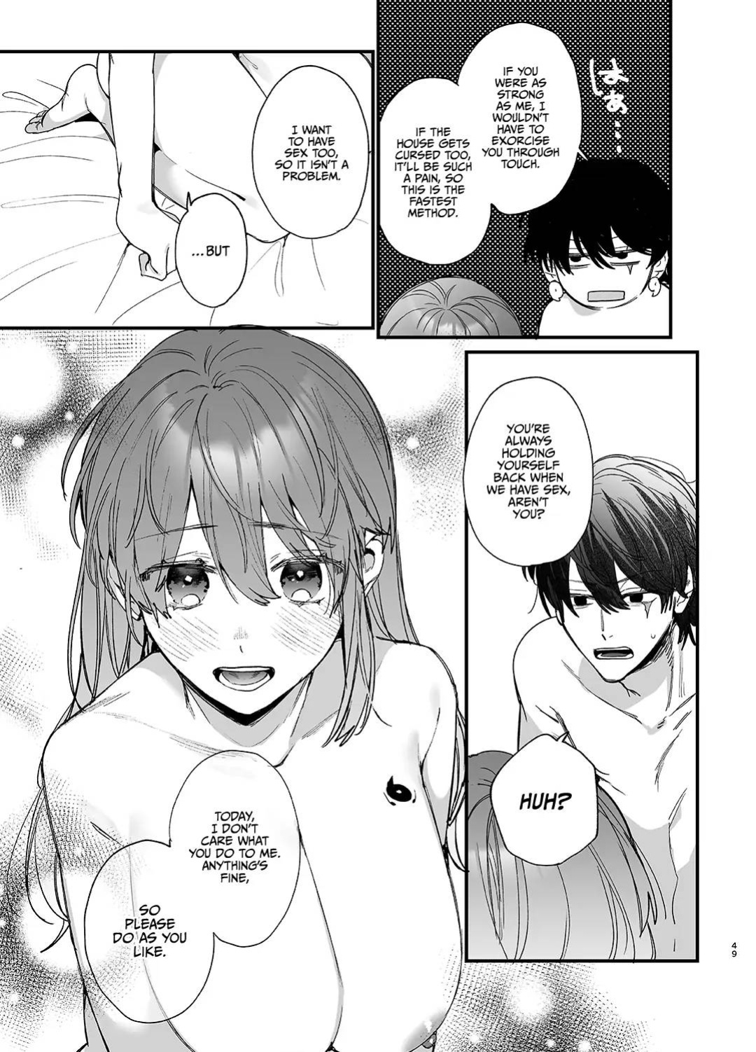 [Umenegi Daimyoujin (Umekoppe)] Saikyou Himokuzu haraiya Ren-kun ni Dakitsubusareru made | Until the Trashiest Boy Toy Exorcist Ren-kun Crushes Me in His Embrace