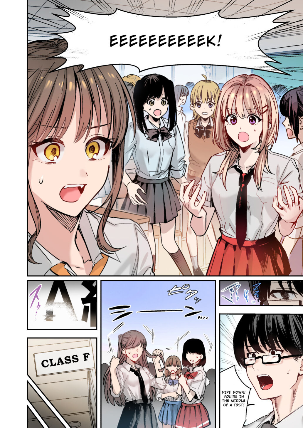 [Amuai Okashi Seisakusho (Betty)] Shuudan Jotaika Gyaru, Ochiru | Group Gyarufication and Degeneration {Sankaku Scans}
