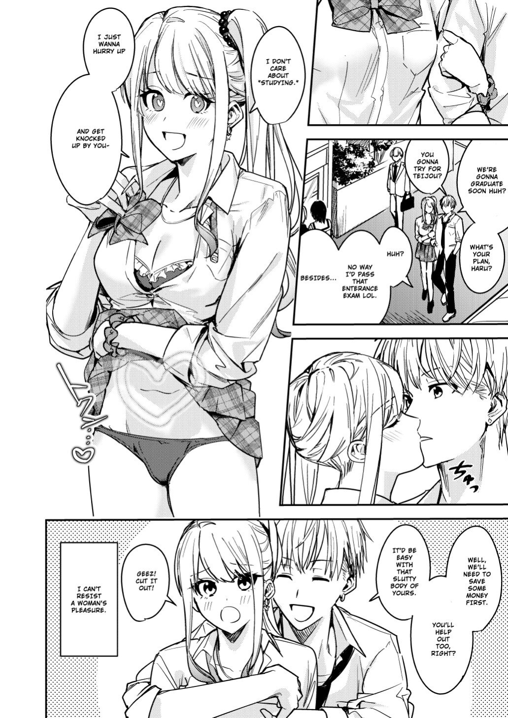 [Amuai Okashi Seisakusho (Betty)] Shuudan Jotaika Gyaru, Ochiru | Group Gyarufication and Degeneration {Sankaku Scans}