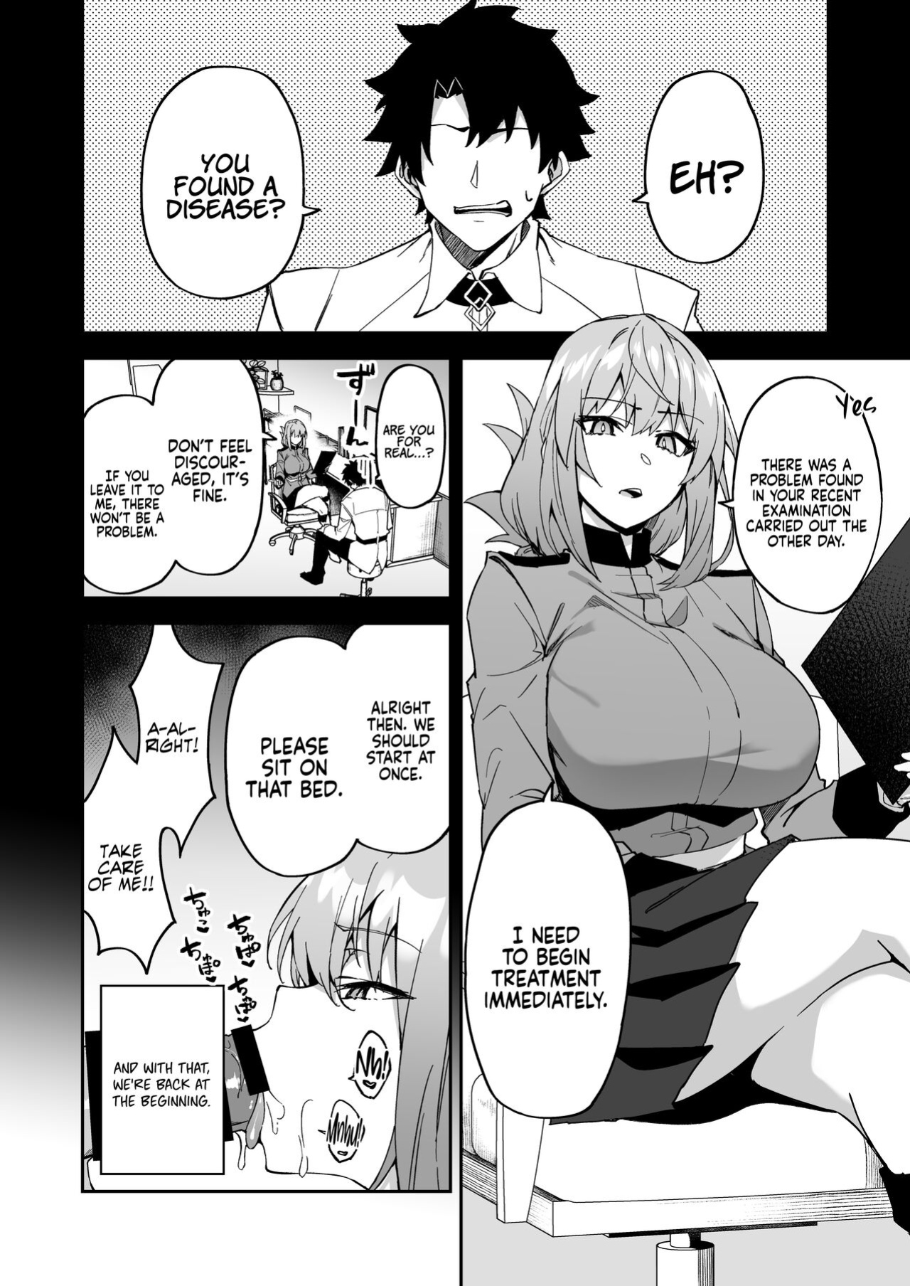 [Syunichi Kansuu (Syunichi)] Honkaku Chiryou o Kaishi Shimasu | The Real Treatment Starts Now (Fate/Grand Order) [Coffedrug]