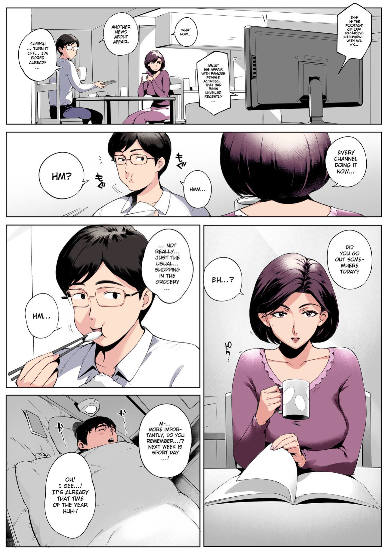 [Vadass (Oltlo)] Futei Koubizuma Honoka ~Hakkaku Hen~ | Cheating Wife Honoka ~Caught Red-Handed Edition~ [EroTranslations] [Colorized]