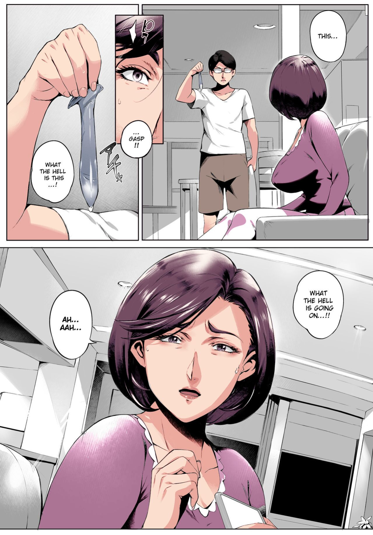 [Vadass (Oltlo)] Futei Koubizuma Honoka ~Hakkaku Hen~ | Cheating Wife Honoka ~Caught Red-Handed Edition~ [EroTranslations] [Colorized]