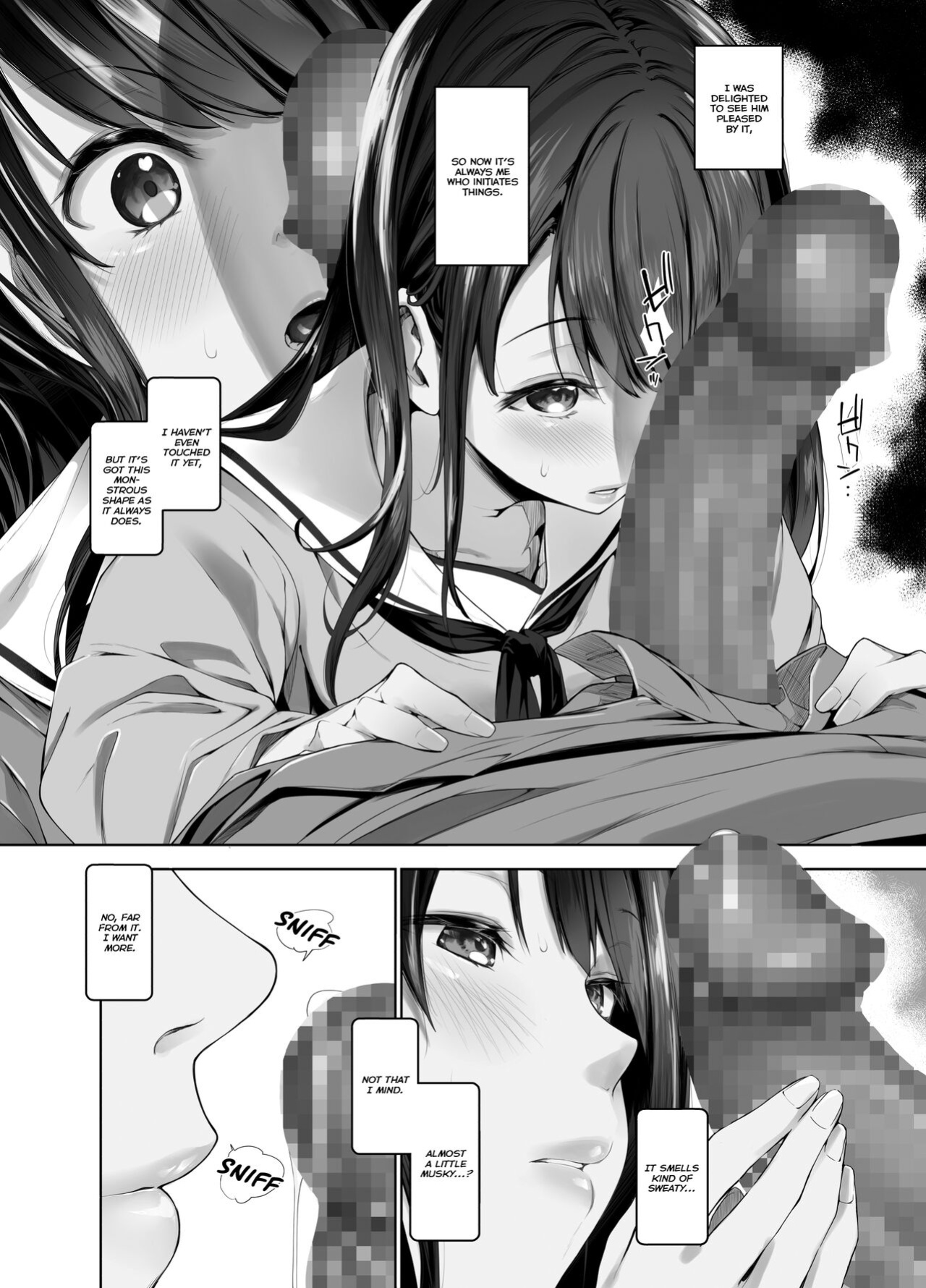 [Setsunasamidare (Amasora Taichi)] Boku to Rina Senpai no Himitsu no Bukatsudou ~Mysterious na Senpai ga Hatsujou Shite H ni Muchuu ni Naru Hanashi~ [Zaku Scans]