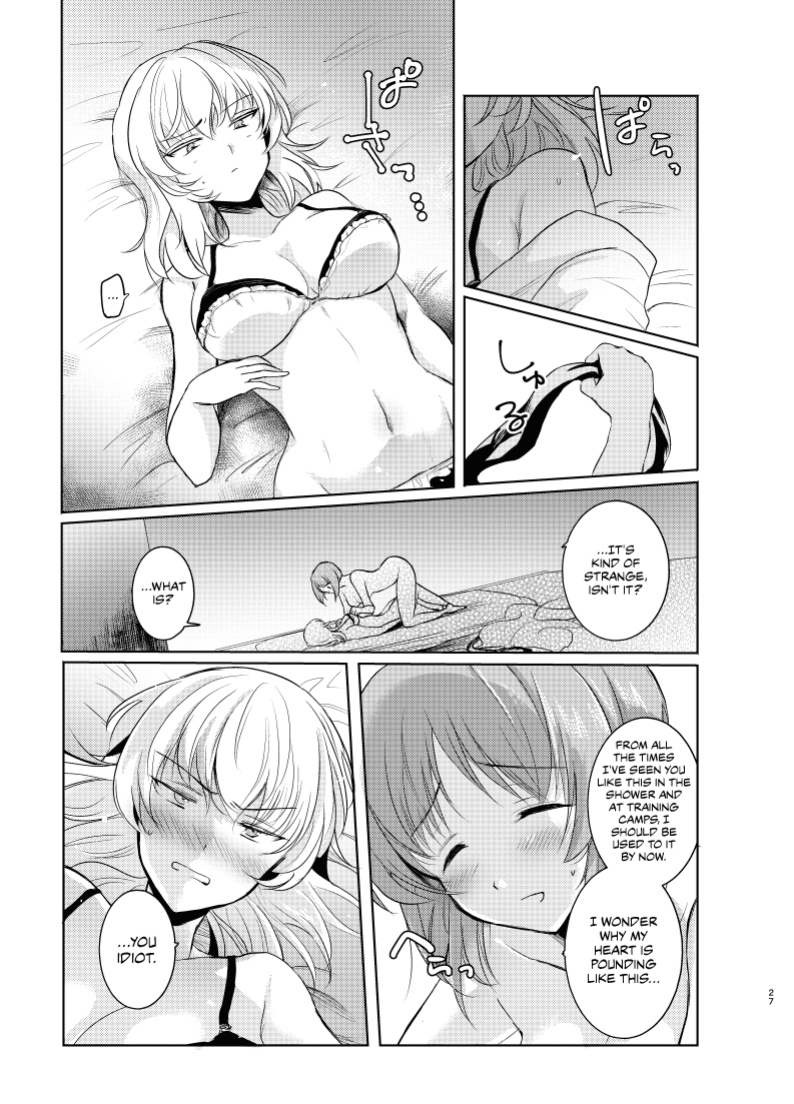 [Tetsukazuno Ao. (Emilio)] Futarikiri no Natsu | A Summer With Just the Two of Us (Girls und Panzer) [CulturedCommissions]