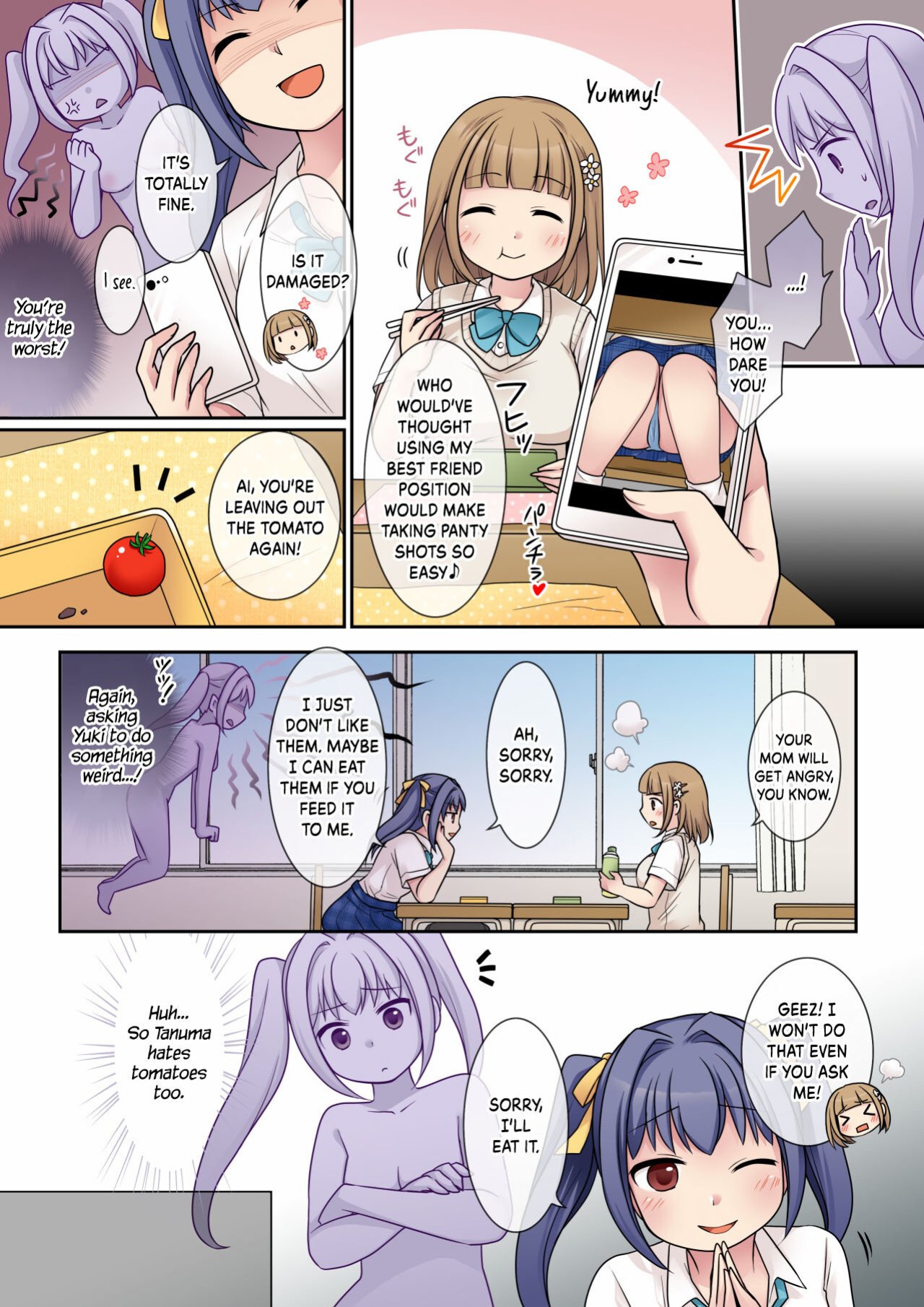 [Hairu Nukemichi (Kuratsuka Riko)] Jibakurei no Doukyuusei ni Nottorareta Atashi [Kinsei Translation]