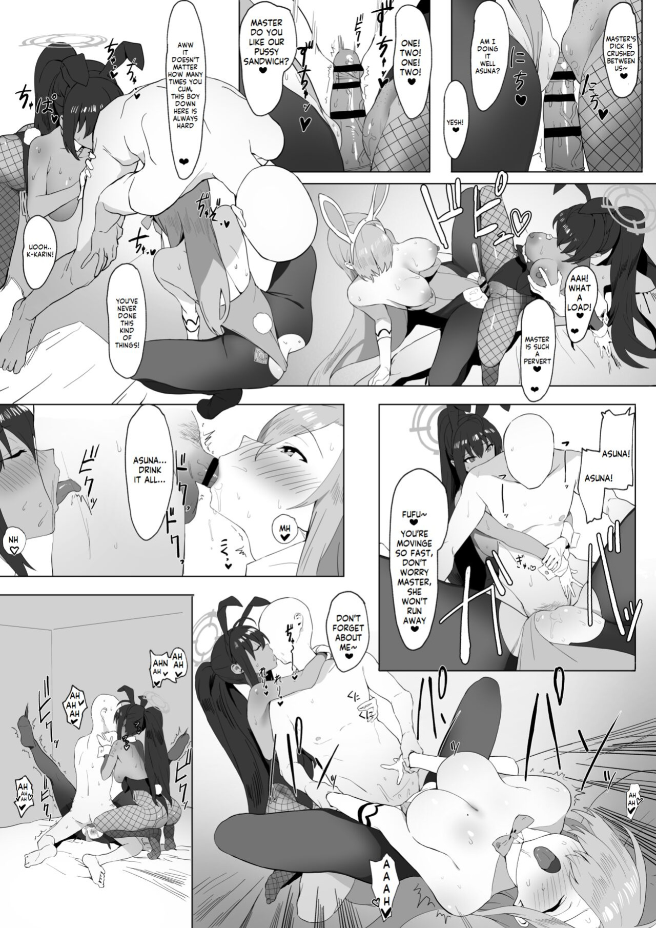 [Sakai] Asuna to Karin no Gohoushi (Blue Archive)