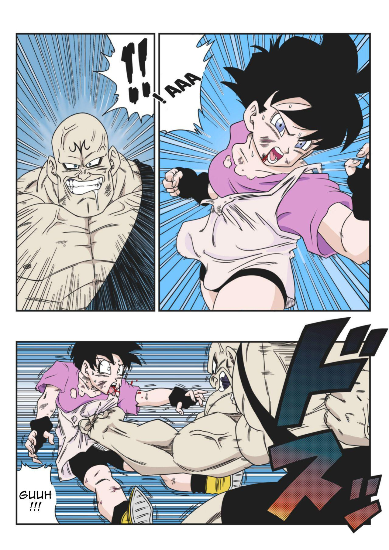 [Yamamoto] Videl VS Spopovich (Dragon Ball Z) [Colorized]