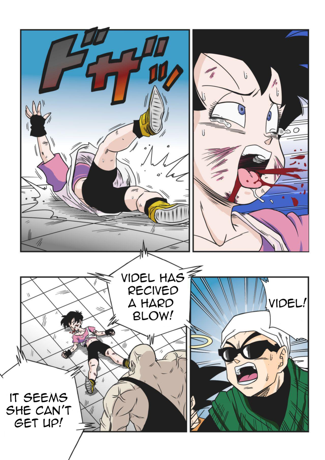 [Yamamoto] Videl VS Spopovich (Dragon Ball Z) [Colorized]