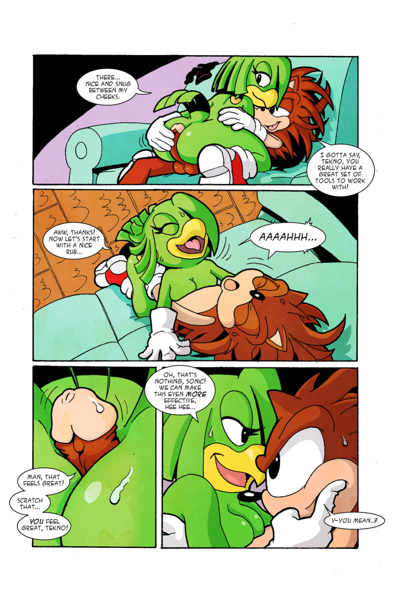 [Escopeto & Okida] Sonic the Comic: Sonic & Tekno - Quickie Resolved