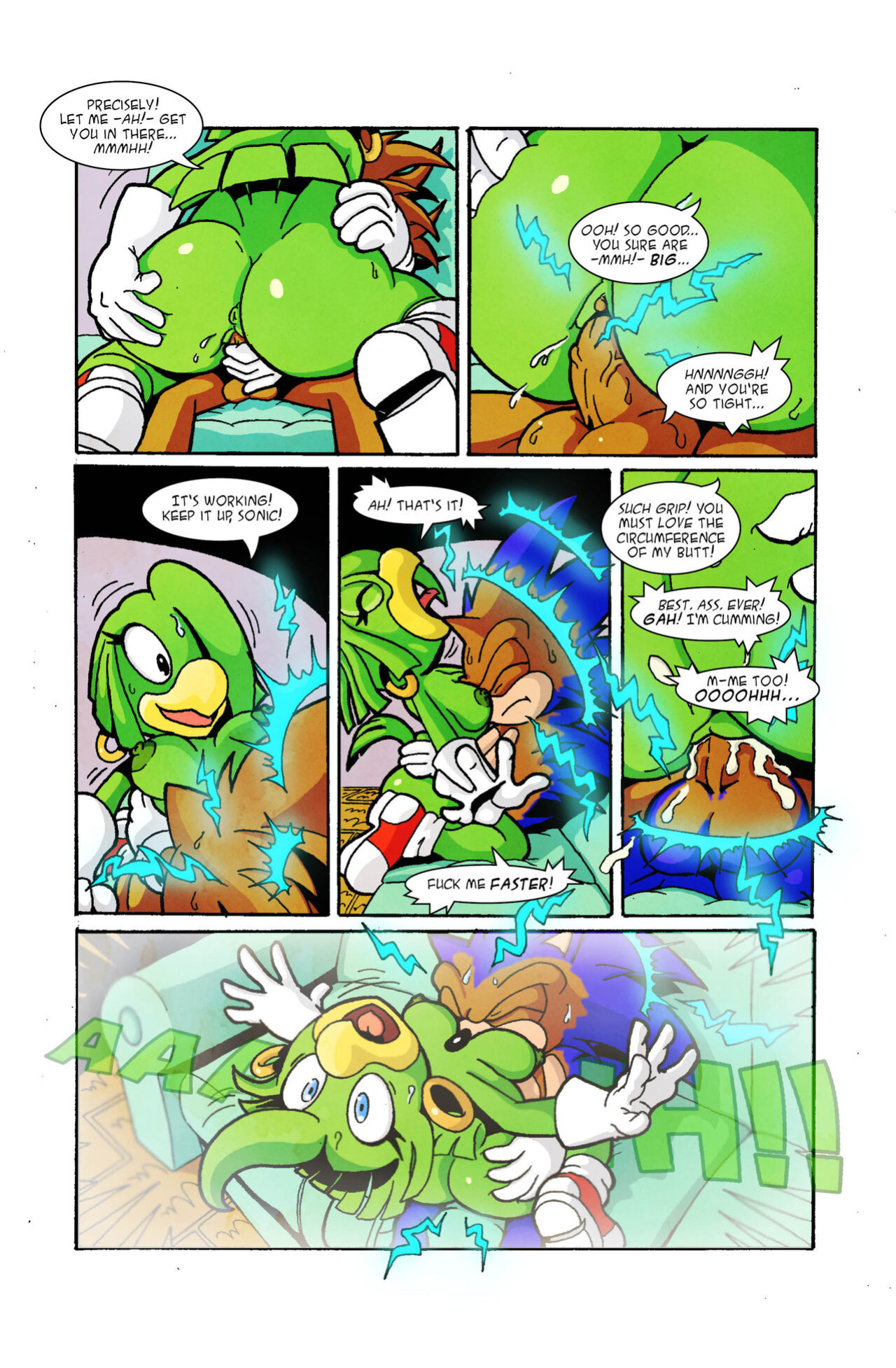 [Escopeto & Okida] Sonic the Comic: Sonic & Tekno - Quickie Resolved
