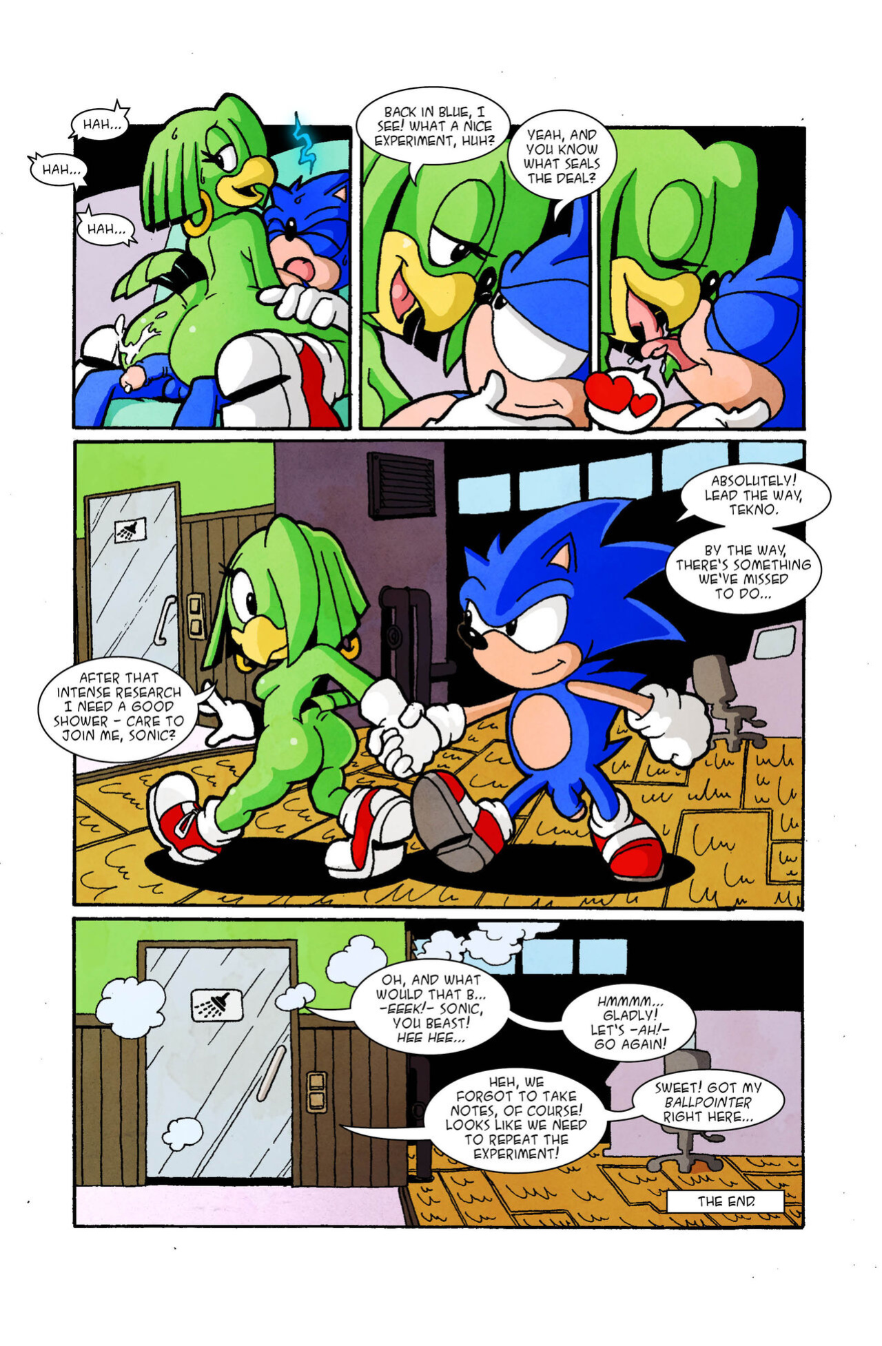 [Escopeto & Okida] Sonic the Comic: Sonic & Tekno - Quickie Resolved