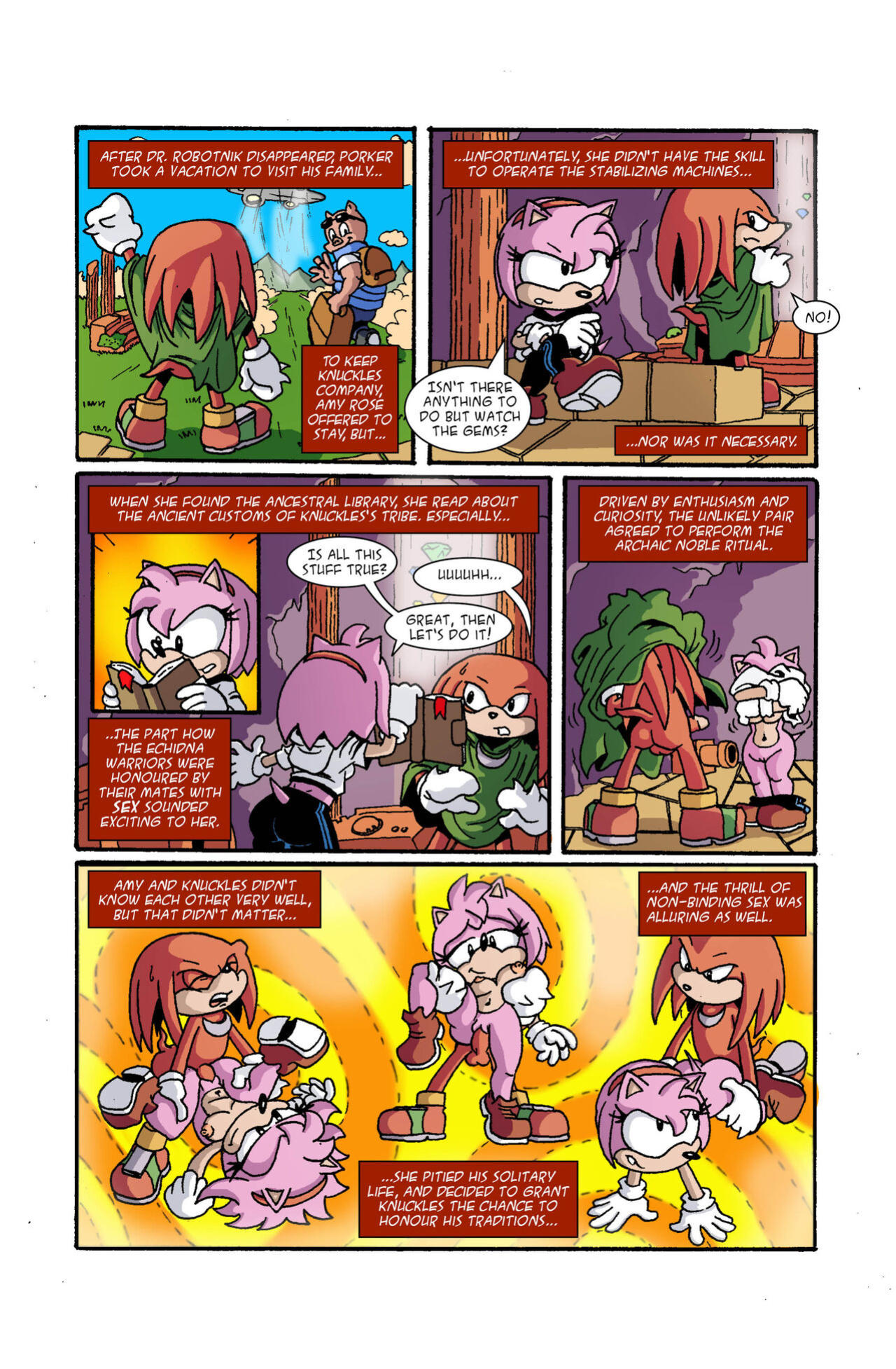 [Escopeto & Okida] Sonic the Comic: Sonic & Tekno - Quickie Resolved