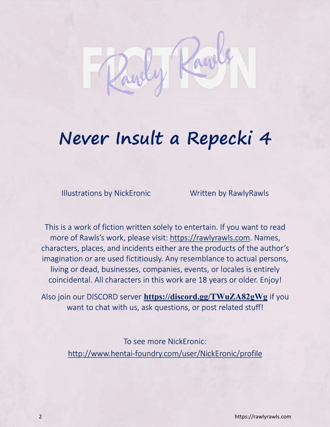 Never Insult a Repecki [Nick Eronic] - 4