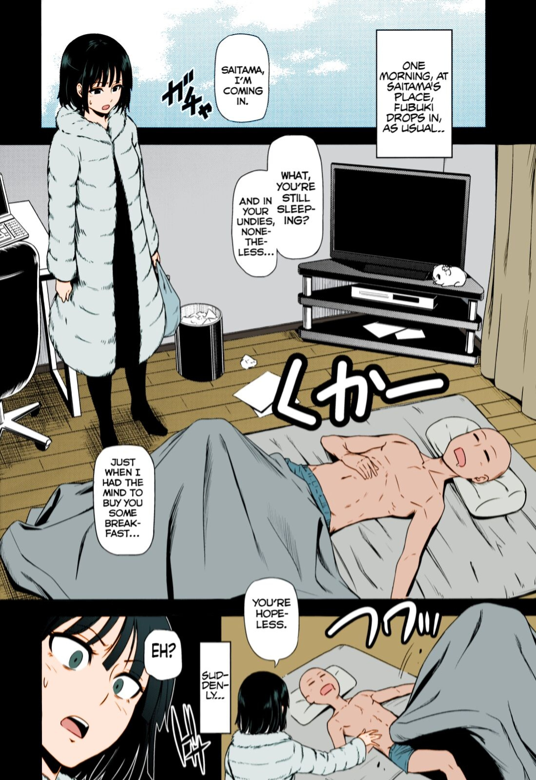 (C86) [Kiyosumi Hurricane (Kiyosumi Hurricane)] ONE-HURRICANE (One Punch Man) [wehasband] [Colorized]