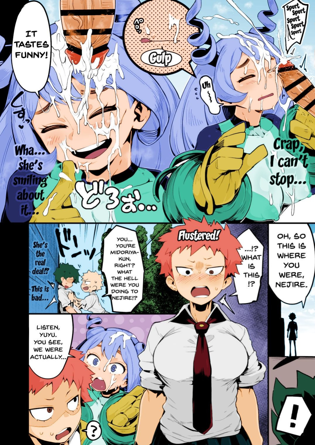 [slime_eer (Nutaunagi)] Boku to Nottori Villain Nakademia Vol. 3 (Boku no Hero Academia) [Dummie] [Colorized]