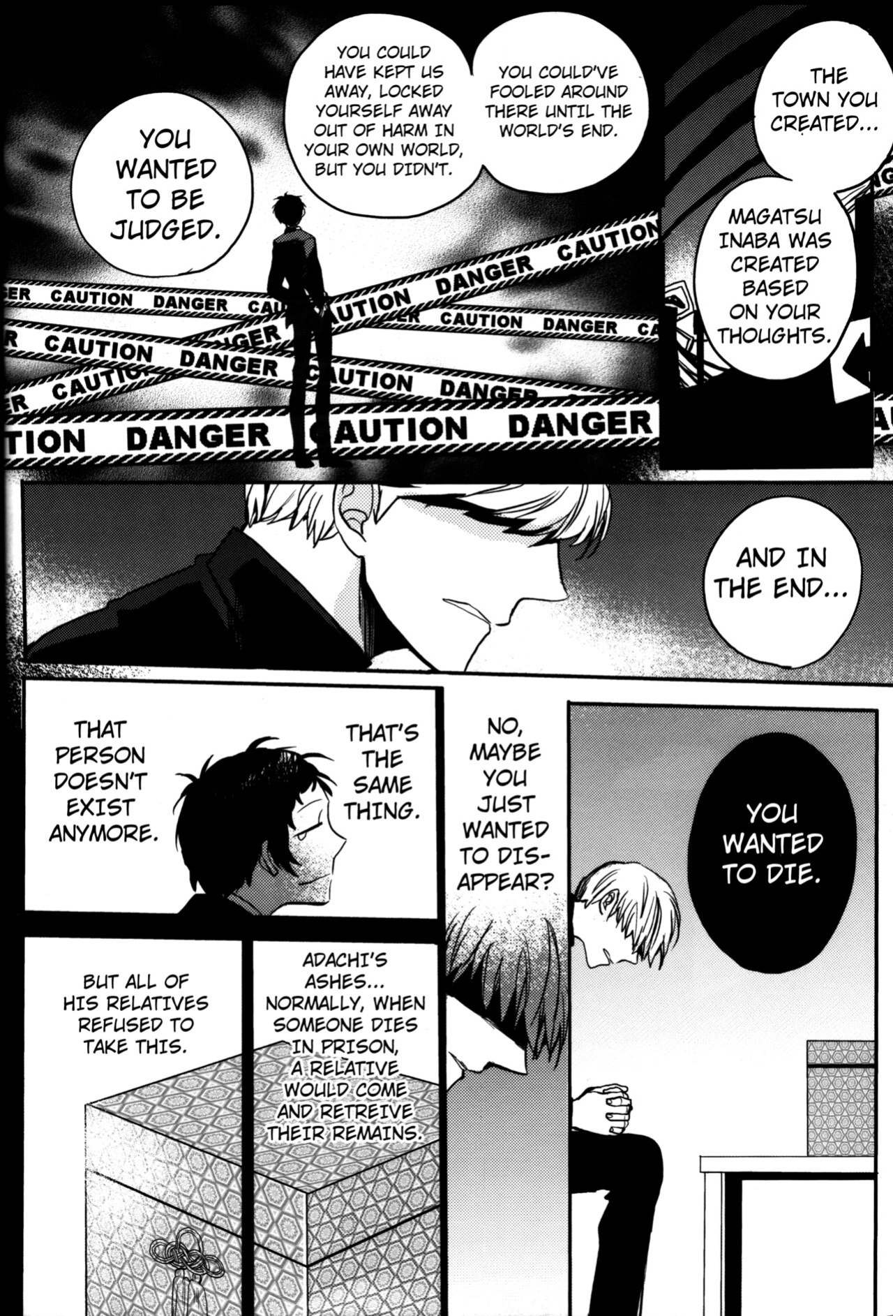 (CCOsaka100) [Magaimonoyasoinabashiten (Esukichizuru)] The End Of The World Volume 3 (Persona 4) [Kuraudo]