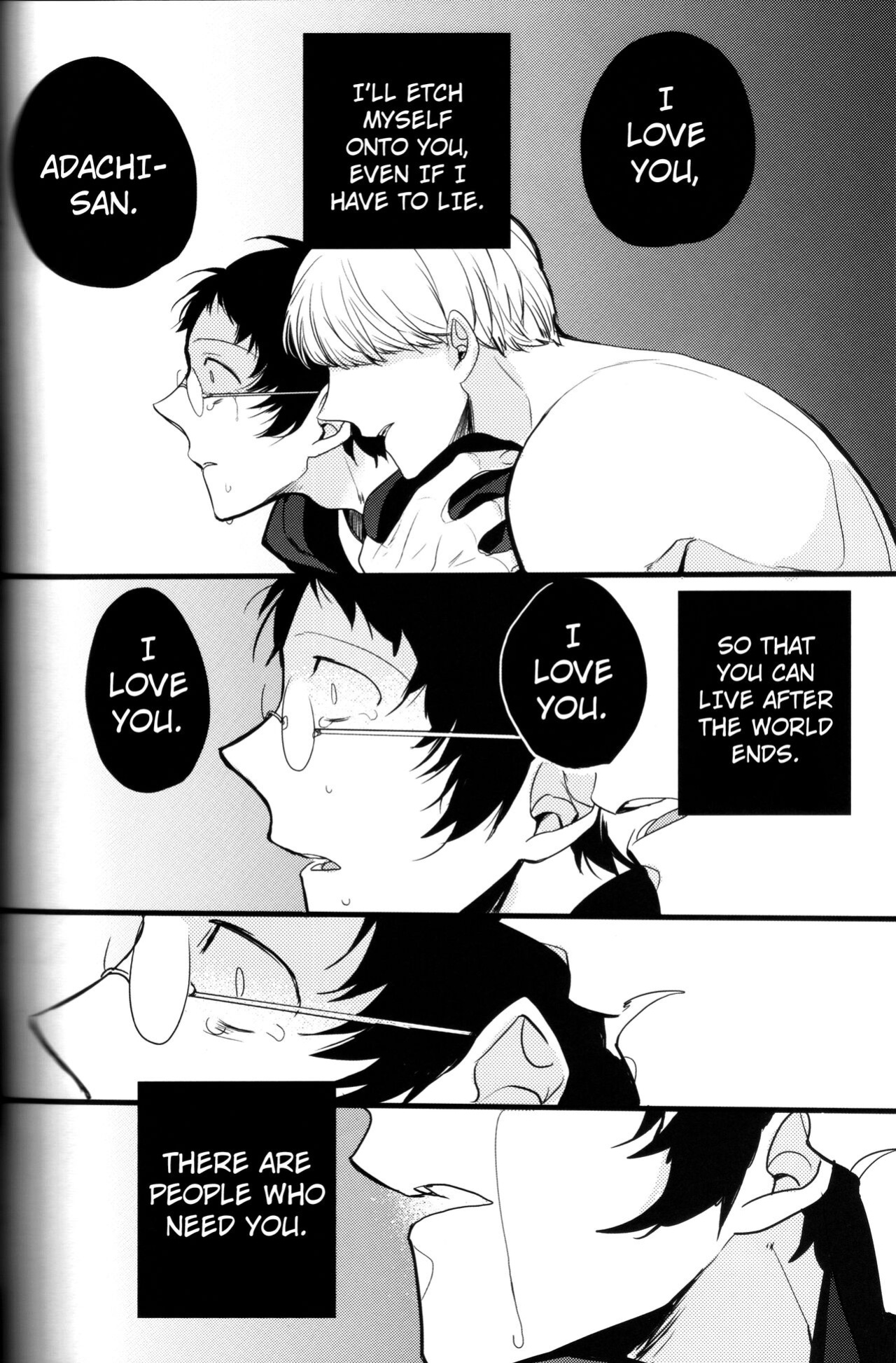 (CCOsaka100) [Magaimonoyasoinabashiten (Esukichizuru)] The End Of The World Volume 3 (Persona 4) [Kuraudo]